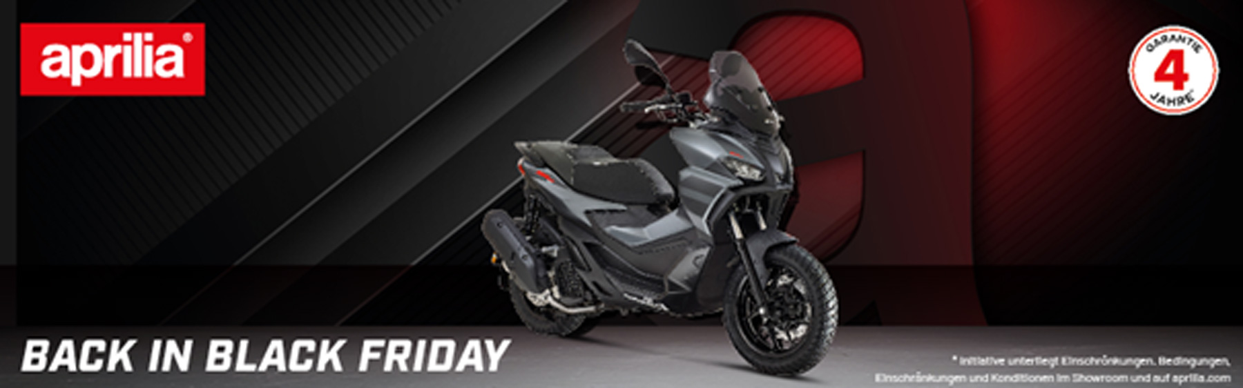Jetzt exklusive Aprilia Vorteile sichern!